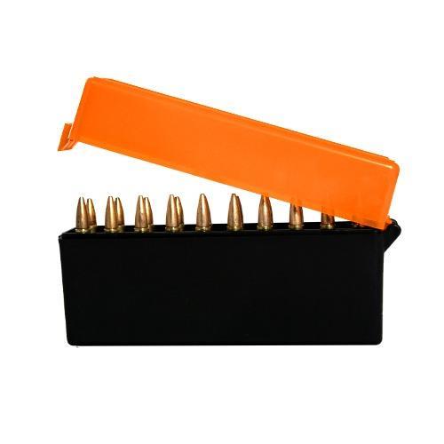 Berry's 209 Ammo Box for .243/6.5/.30-06 - 20/rd Orange/Black - Berry's Mfg - 6.5 MM BR