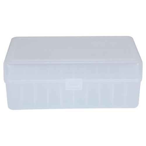 Berry's Mfg 411 Clear Ammo Flip Top Box Holds 50 Rounds - .45/70-img-0