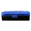 454 - 50 A.E. 50Rrd Blue w/Black bottom ammo box