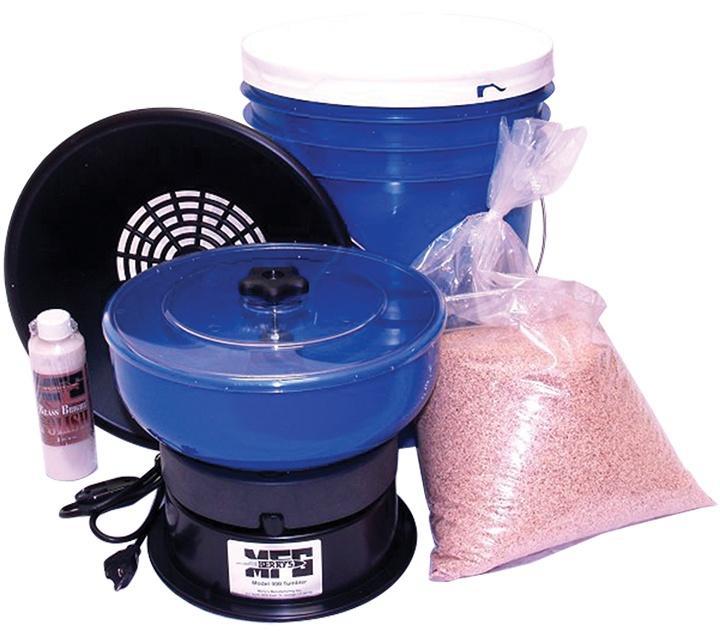 Berry's 400 Vibratory Tumbler Kit 39185 with Corn Cob Grit & Sifter