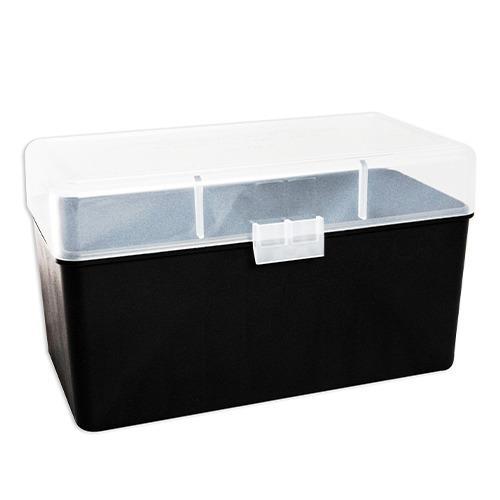 Berry's Mfg 412 Clear Ammo Flip Top Box Holds 50 Rounds - .300 Ultra