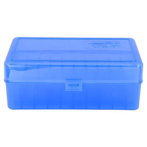 Berry's Mfg 411 Blue Ammo Flip Top Box Holds 50 Rounds - .45/70-img-0