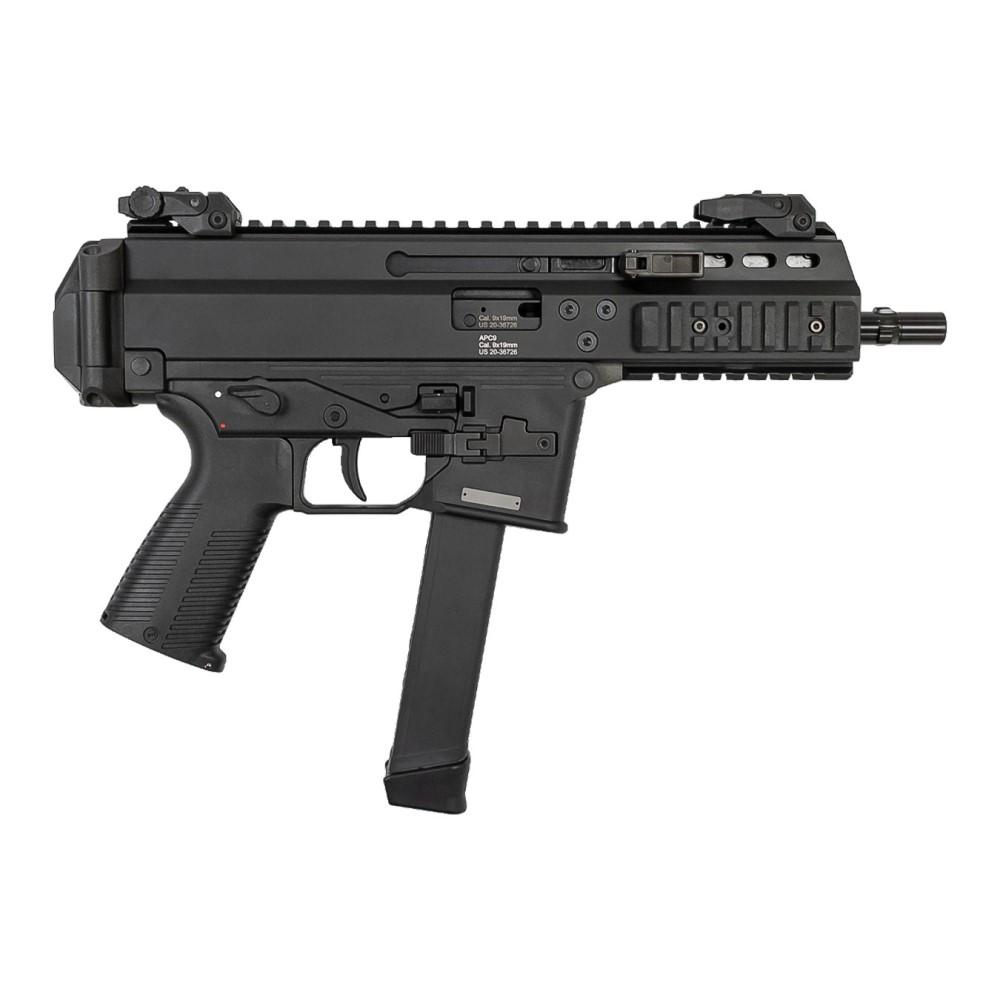 B&T APC9 Pro Handgun 9mm Luger 33rd Glock Magazine 6.8" Barrel Black-img-1