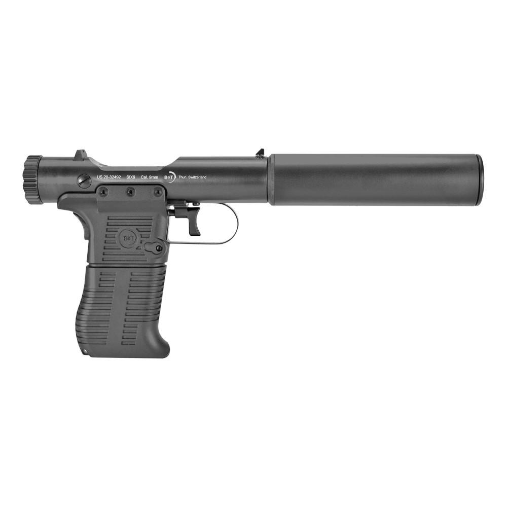 B&T Six9 Wipe Suppressor ONLY 9mm Luger Black Firearm Sold-img-0