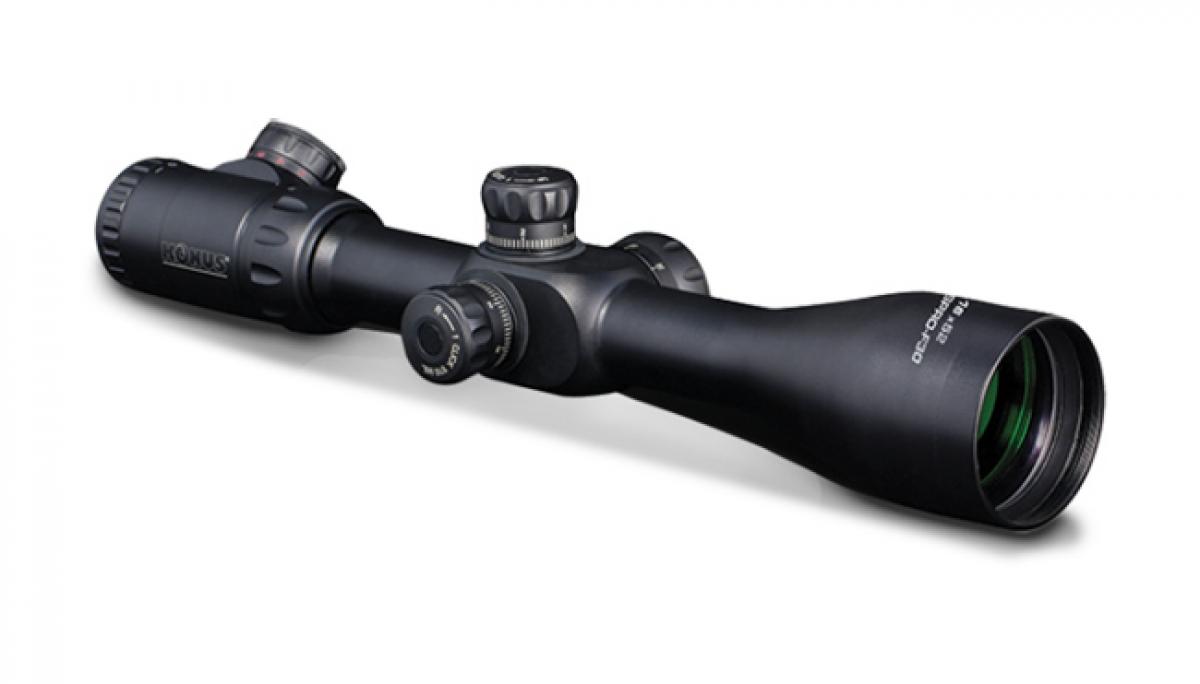 Konus 7299 F30 4-16x52 Rifle Scope, 550 Ballistic Reticle, 30mm Tube