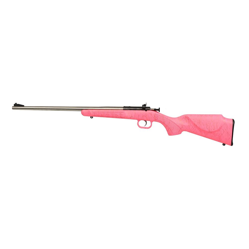 Keystone Crickett "My First Rifle" .22 LR Single Shot 16.1" Barrel Pink with Gold Webbing