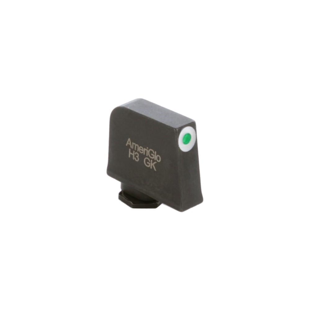 Ameriglo GL-112-385 Tritium Front Sight for Glock Green White Outline
