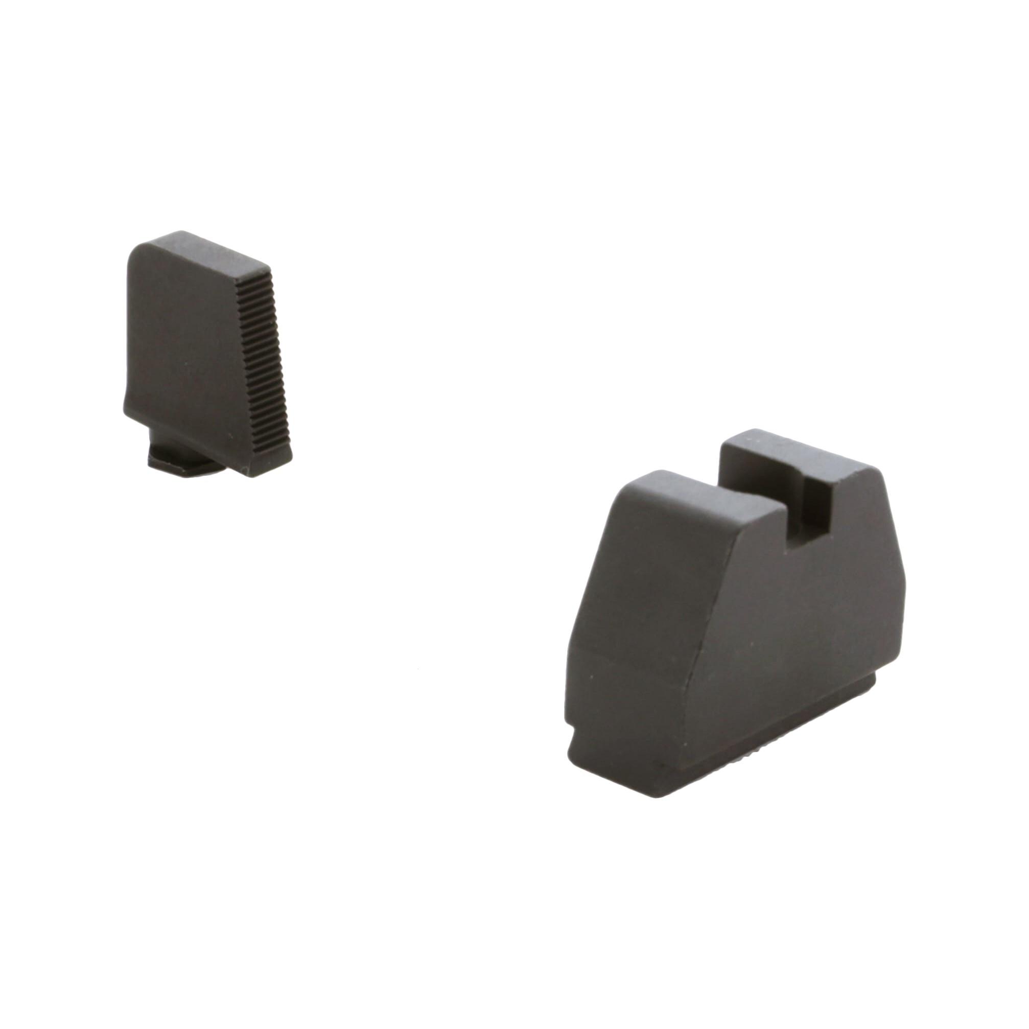 Ameriglo GL-528 8XL Tall Black Serrated Handgun Sight for Glock Models