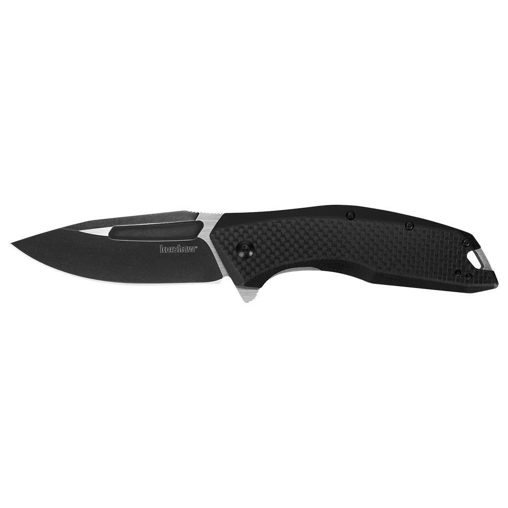 Kershaw 3935 Flourish Folding Knife 3.5" Drop Point Blade, Black Handle - Kershaw for sale at TheGunDock