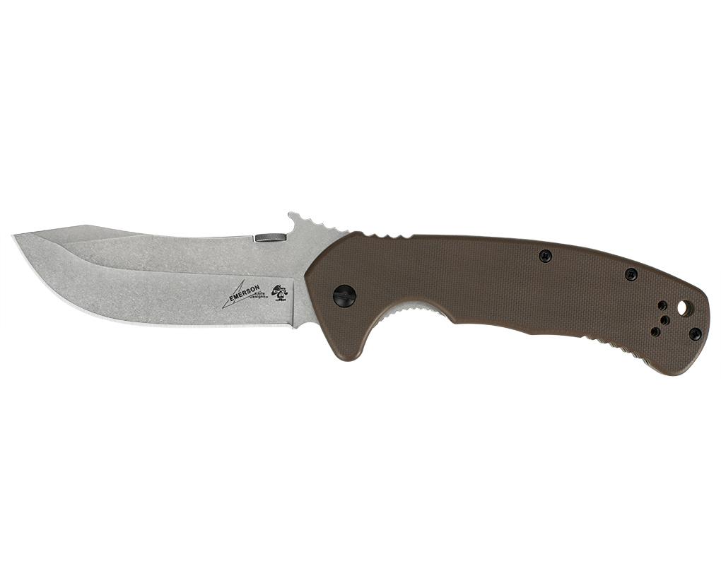 Kershaw 6031D2 Emerson CQC-11K Knife, D2 Steel Blade, G10/SS Handle