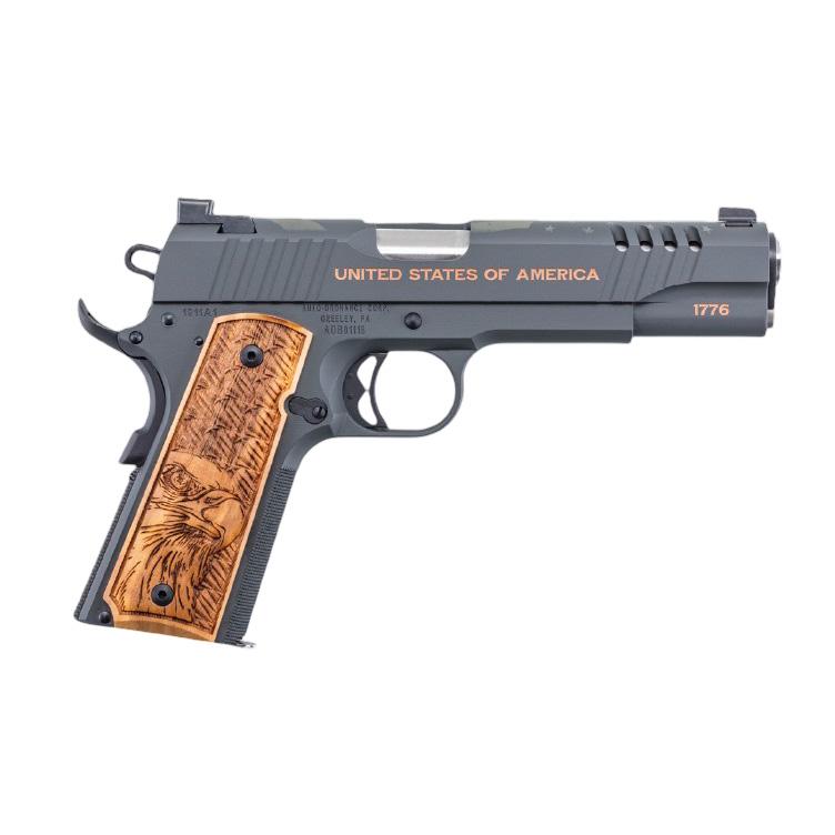 Kahr Arms Auto Ordnance USA 250th Anniversary Special Edition 1911 Handgun .45 Auto 7rd Capacity 5" Barrel Wood…