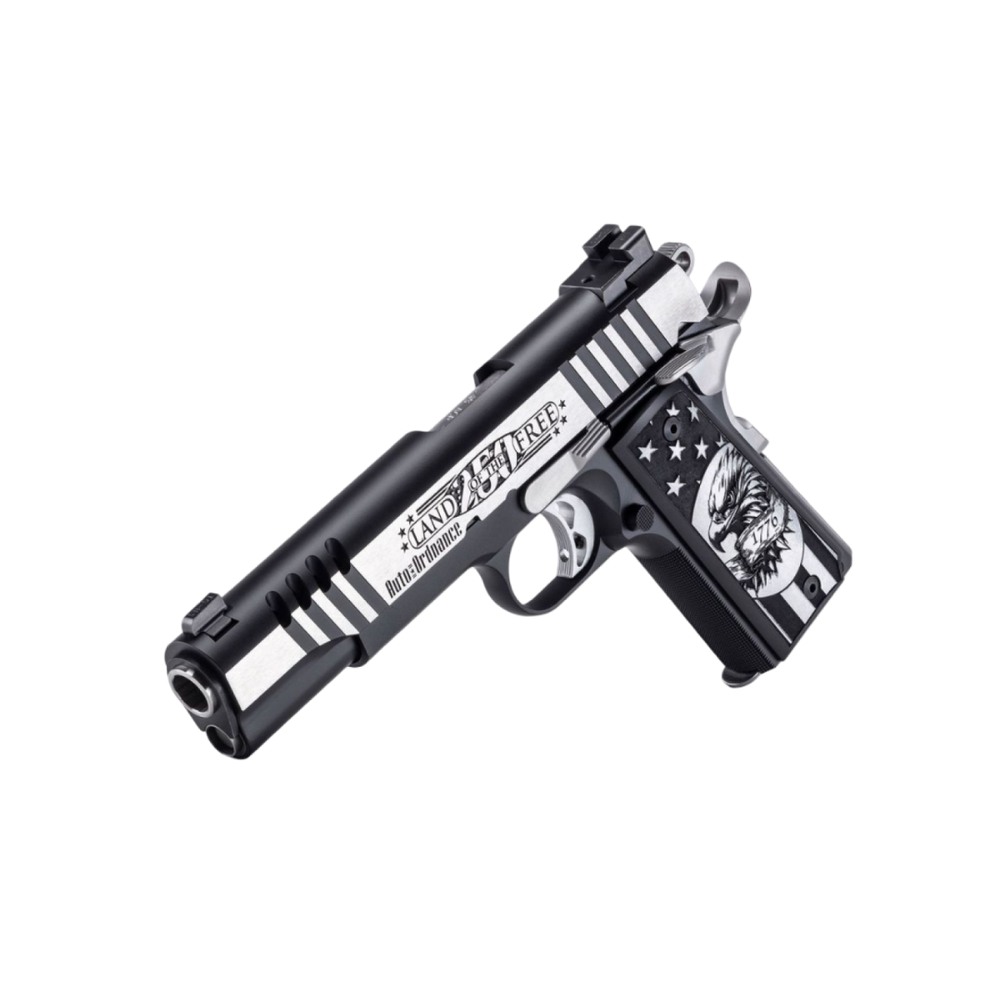 Kahr Arms Auto Ordnance America 250th Anniversary "Land of the Free" 1911 Handgun 7rd Magazine(1) 5" Barrel TruGlo…