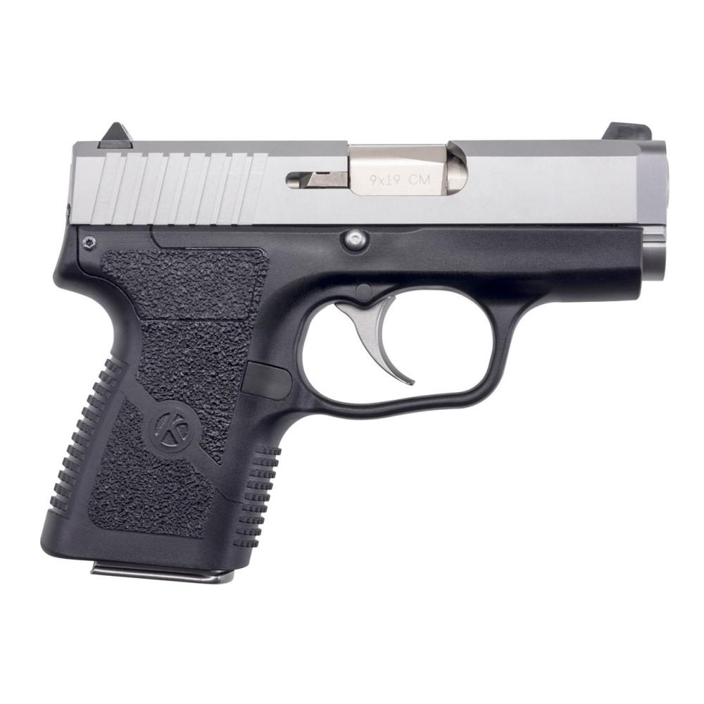 Kahr Arms CM9 Handgun 9mm Luger 6rd Magazine 3.1" Barrel Black with Silver-img-1