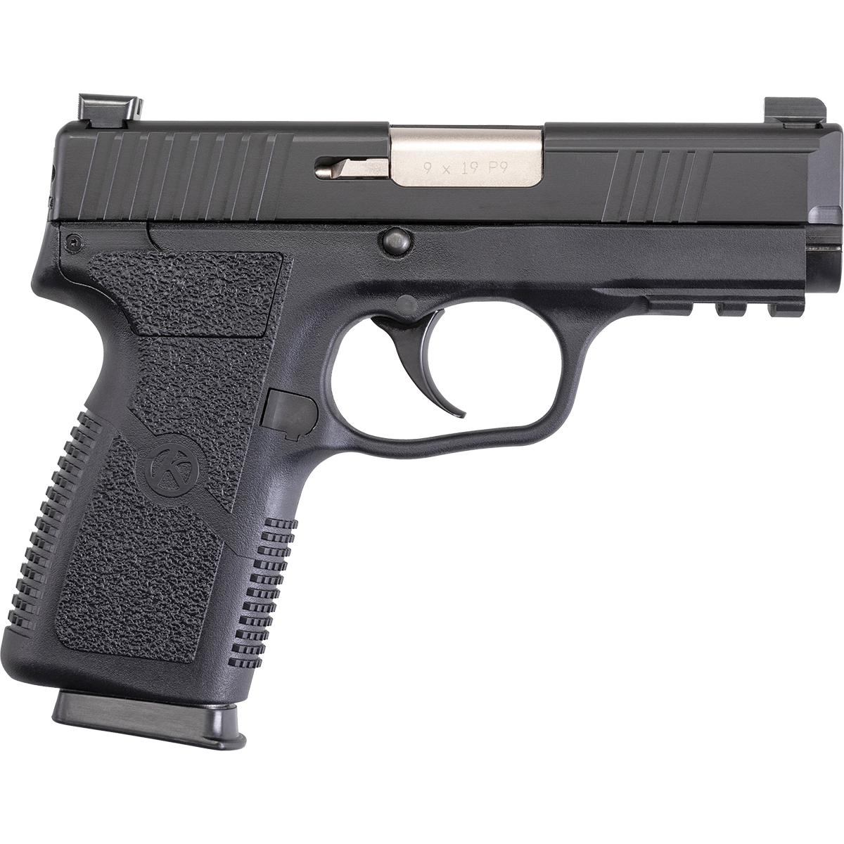 Kahr P9-2 Handgun 9mm Luger 7rd Magazines (2) 3.6" Barrel Black with TruGl-img-1