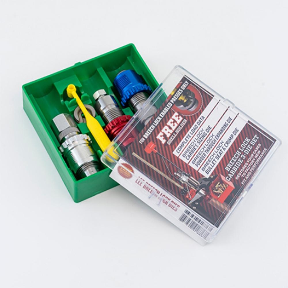 LEE Carbide 3-Die SET & Breech Lock Bushings 45 Long Colt 91884