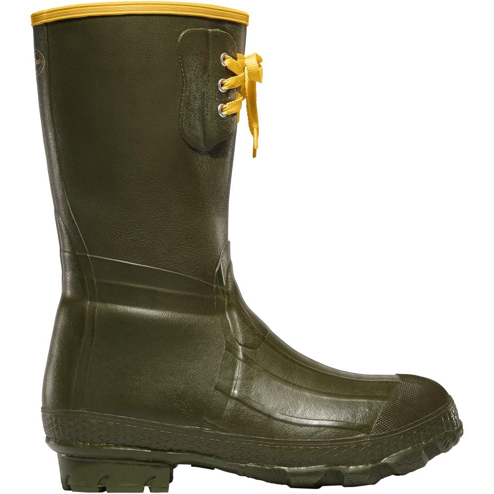 Lacrosse 260040-12 Insulated Pac Rubber Boots, OD Green, Size 12