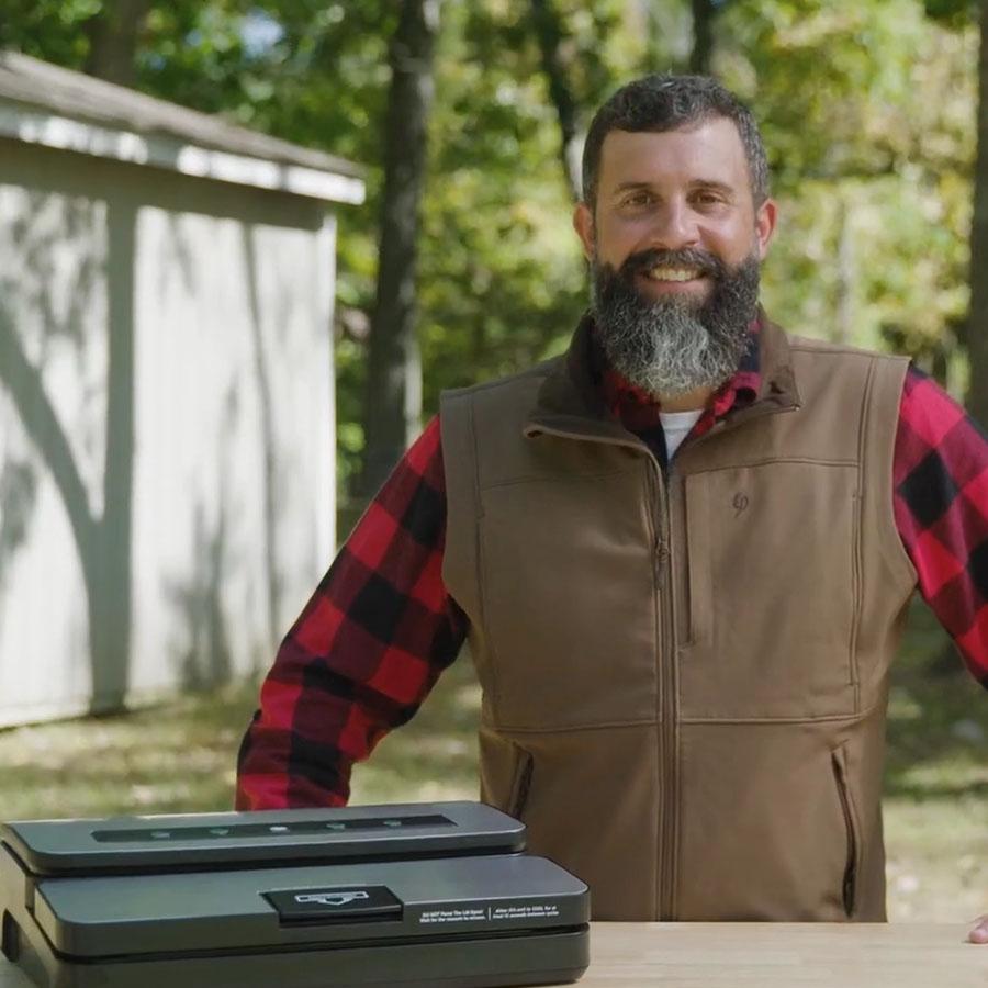 LEM Products MaxVac 500 Vacuum Sealer w/Bag Holder & Cutter