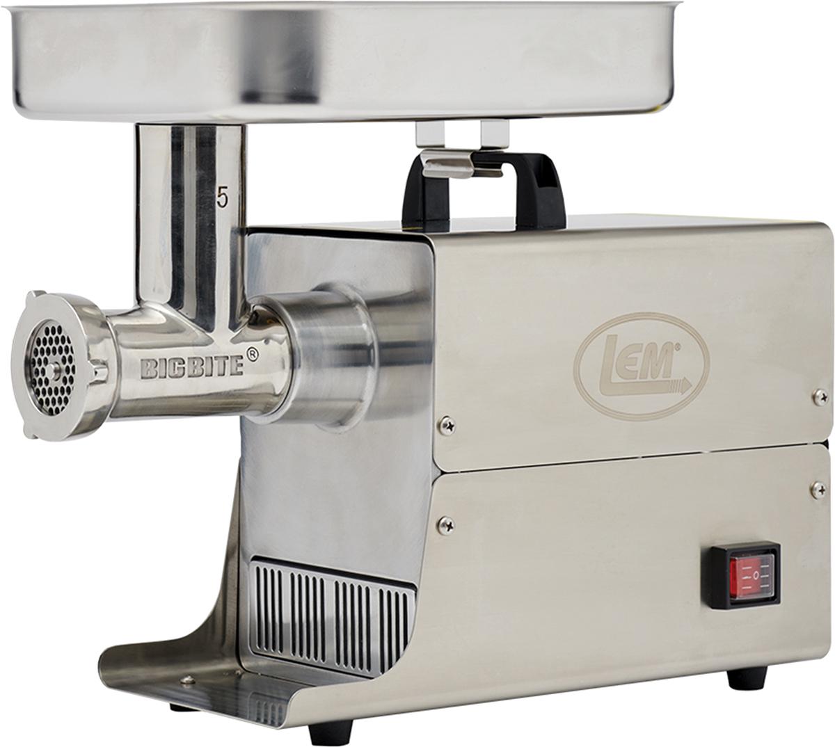 LEM Products 17771 Big Bite Electric Grinder, Stainless Steel, 0.35 HP