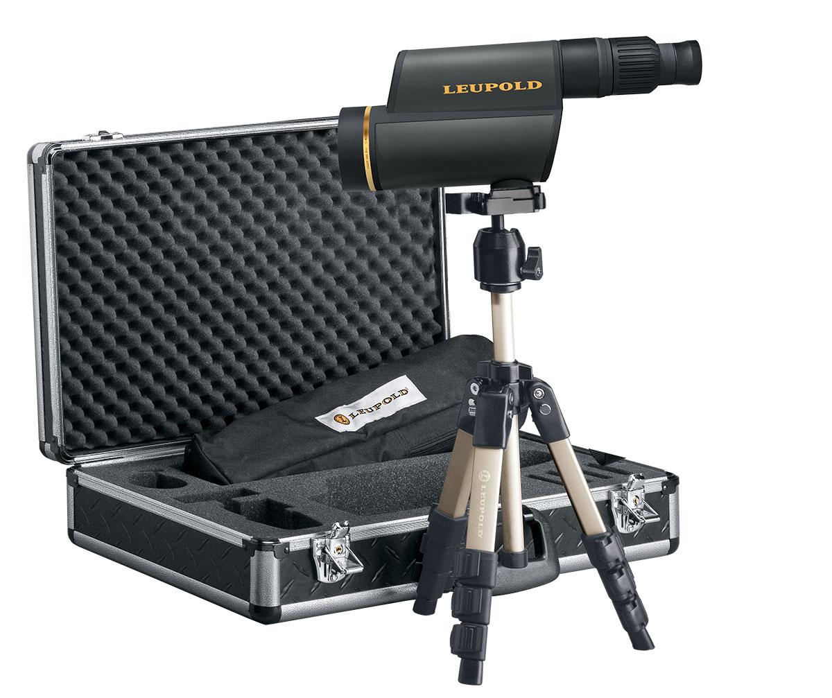 BLEMISHED Leupold GR 12-40x60mm HD Spotting Scope Kit Shadow Gray