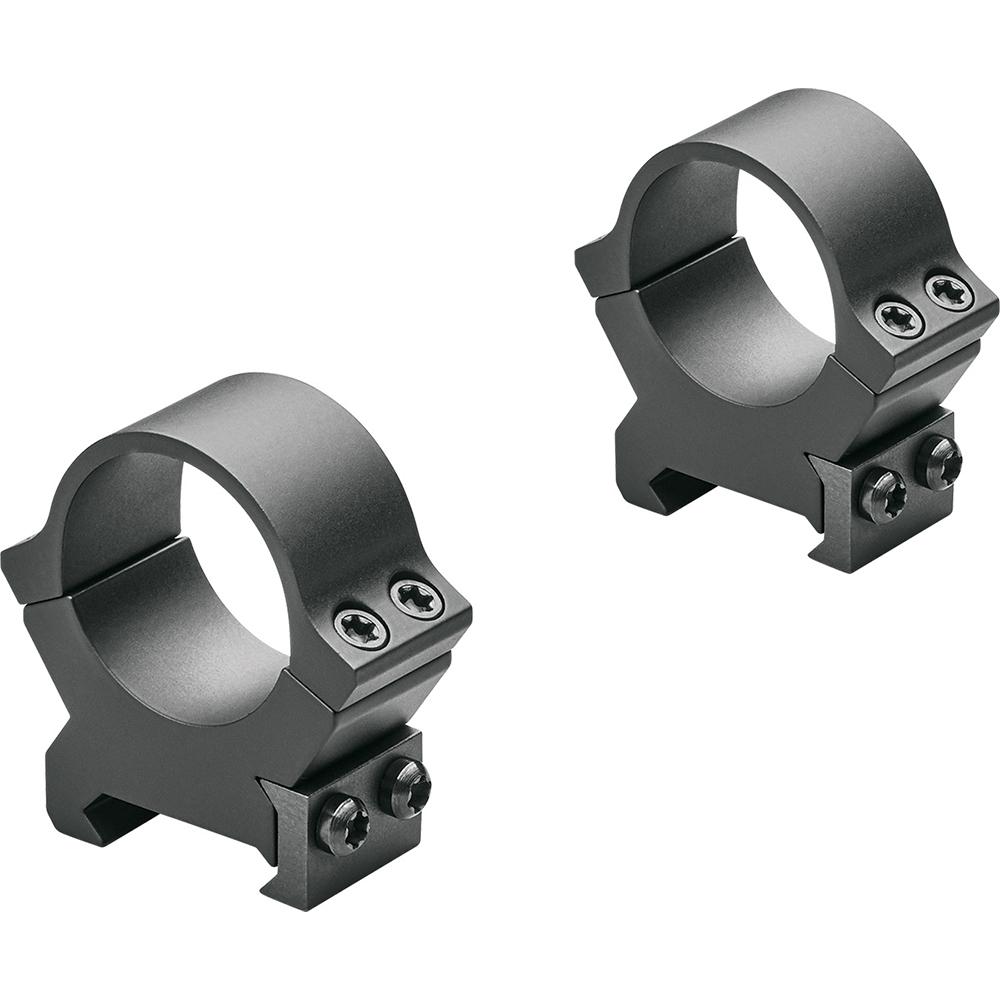 Leupold Precision-Fit PRW2 Weaver-Style Permanent Rings 1" Medium Matte Black 2 Piece