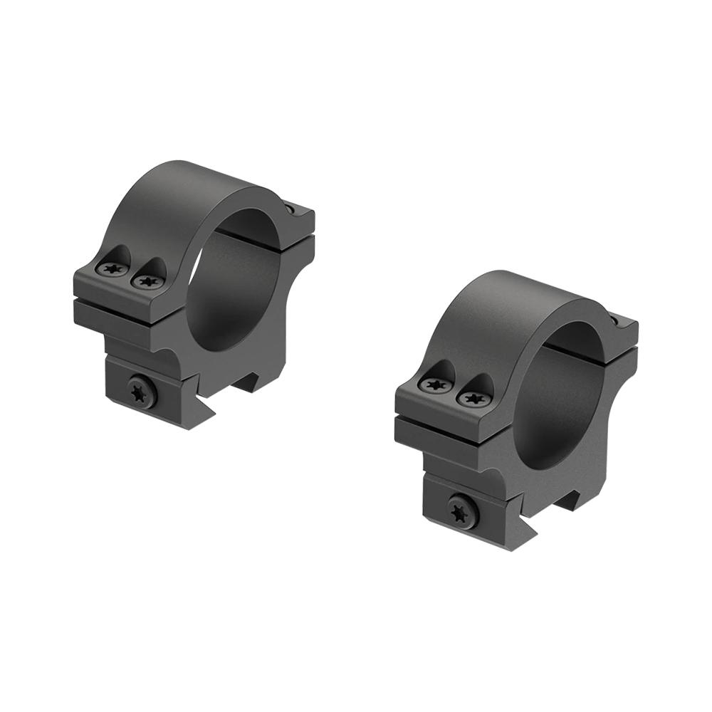 Leupold Open Range Rimfire Cross-Slot Rings 1" Medium Black Scope Ring