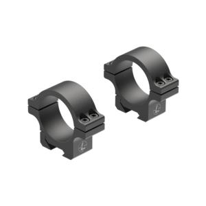 Leupold Open Range Rimfire Cross-Slot Rings 30mm Medium Black