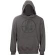 Distressed Reticle Hoodie Gunmetal S