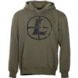 Distressed Reticle Hoodie Ash Green XXXL
