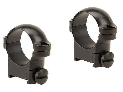 Leupold 2-Piece Solid Steel Ringmounts - Sako 1" Medium Matte Black