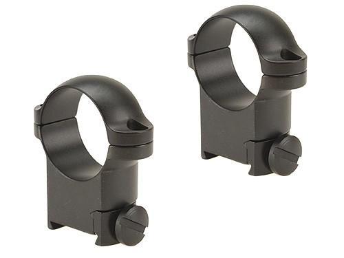 Leupold 2-Piece Solid Steel Ringmounts - Sako 1" High Matte Black