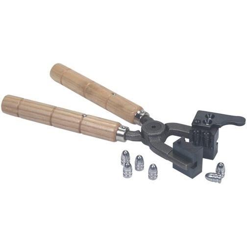 Lyman Mould Handles Double Cavity - Solid Metal Frame, Slotted Screw Attachment, Hardwood Grip