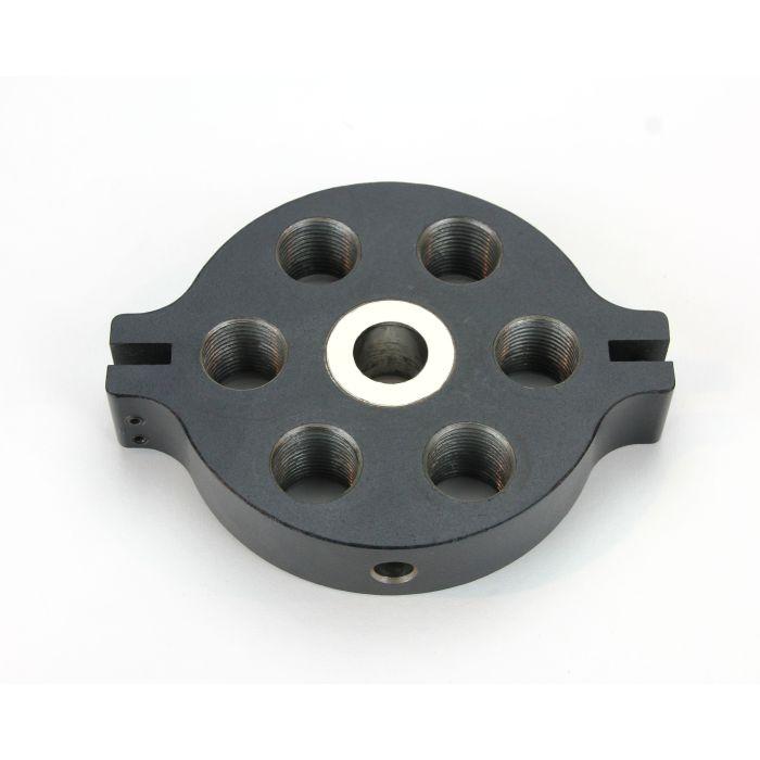 Lyman T-Mag II Extra Turret, 6 Die Capacity, Flat Machined Base