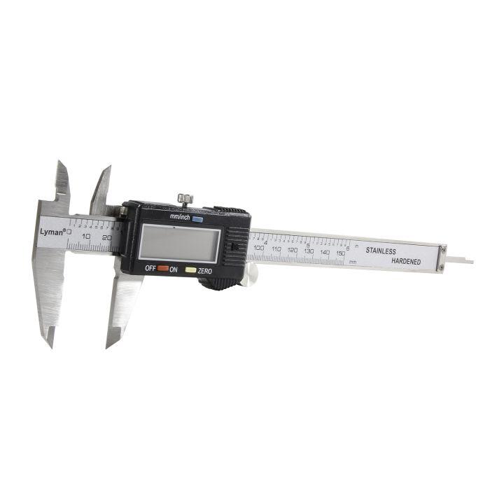 Lyman Digital Caliper 6 Inch Stainless Steel .001 Inch Accuracy