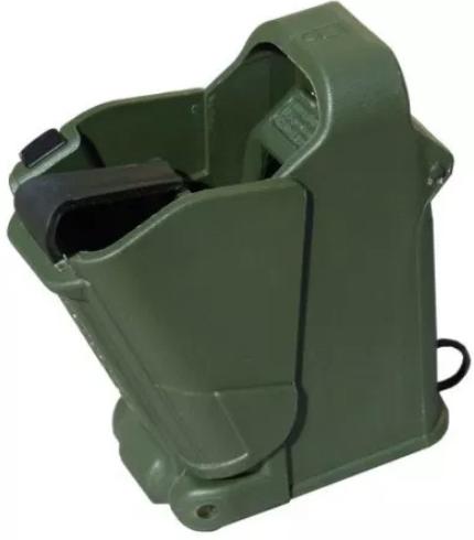 Maglula UpLULA Universal Pistol Mag Loader/Unloader 9mm TO .45 cal - Dark Green