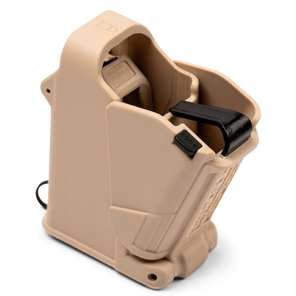 MAGLULA UpLULA Universal Pistol Magazine Loader 9mm Luger ? .45 ACP Tan
