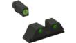 ML46500 HYPER-BRIGHT FOR TAURUS PISTOLS FRONT GREEN RING/ REAR GREEN