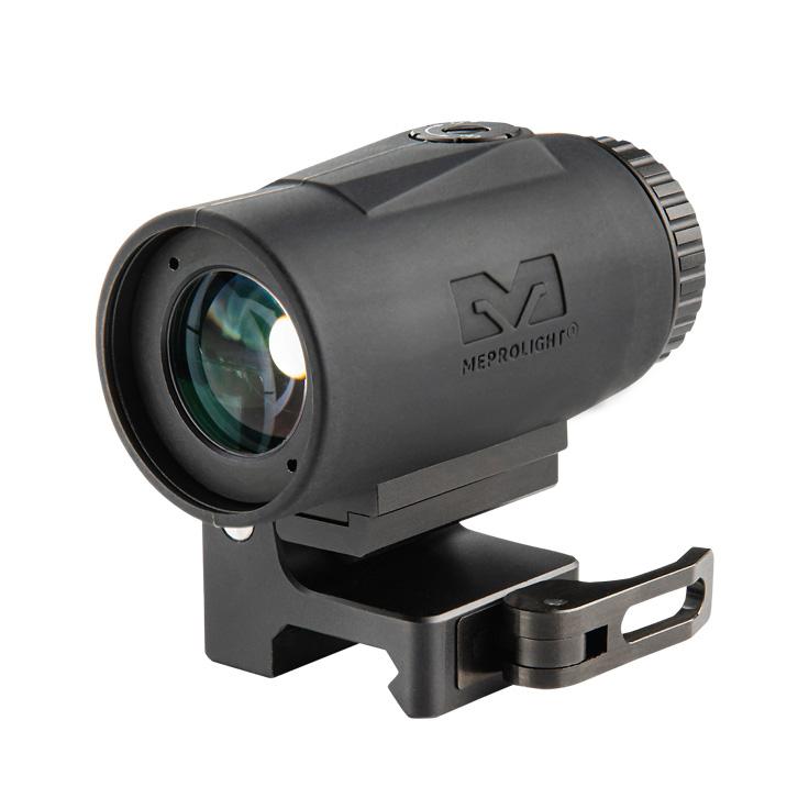 Meprolight Sights Mepro MMX4 4x Micro Magnifier w Integrated Side Flip Adaptor