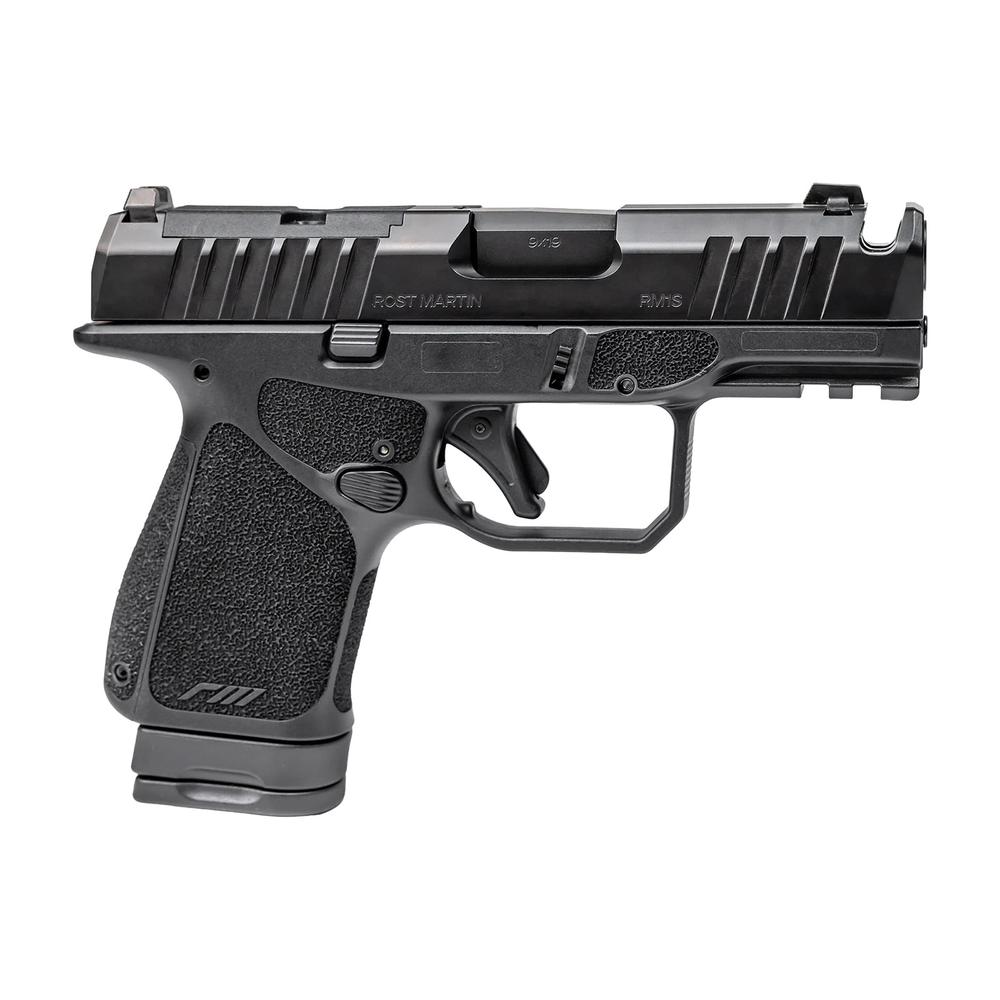 Rost Martin RM1S Comp Handgun 9mm Luger 10rd Magazines(2) 3.6" Barrel Black Optic Ready CA Compliant