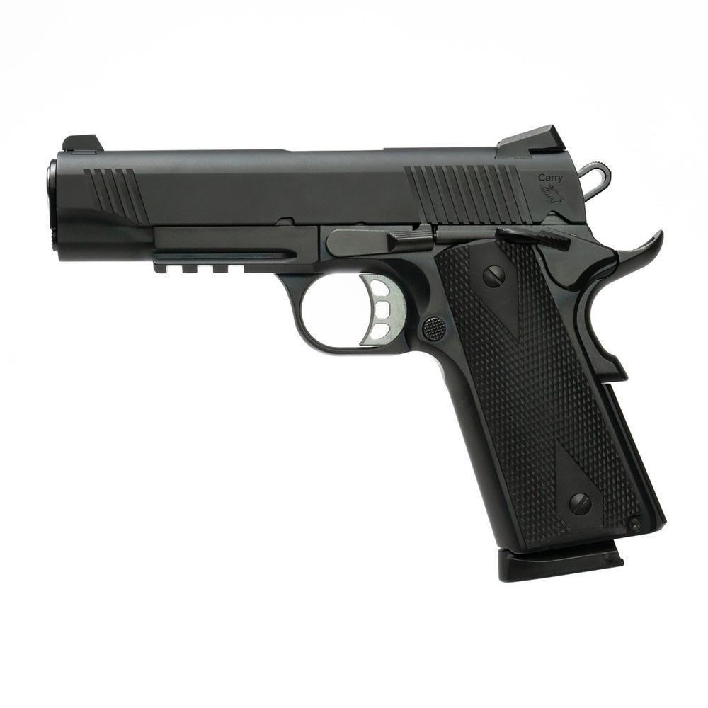 Tisas 1911 Carry B9 Handgun 9mm Luger 9rd Magazine(2) 4.25'' Barrel Black Cerakote