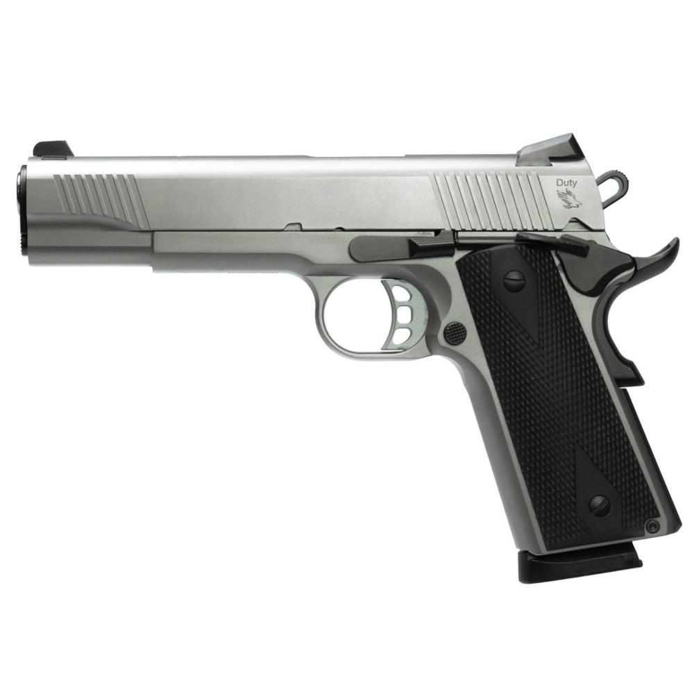Tisas 1911 Duty SS45 Handgun .45 Auto 8rd Magazines(2) 5'' Barrel Stainless Steel .45 ACP
