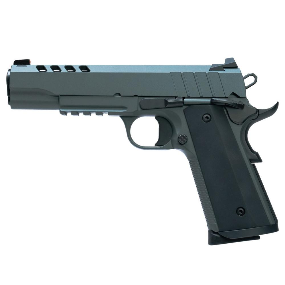 Tisas 1911 Night Stalker Handgun 10mm Auto 8rd Magazines(2) 5'' Barrel Cerakote Grey