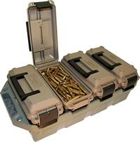 MTM Case-Gard AC4C 4-Can Ammo Crate 30 Cal Rifle Dark Earth/Army Green-img-0