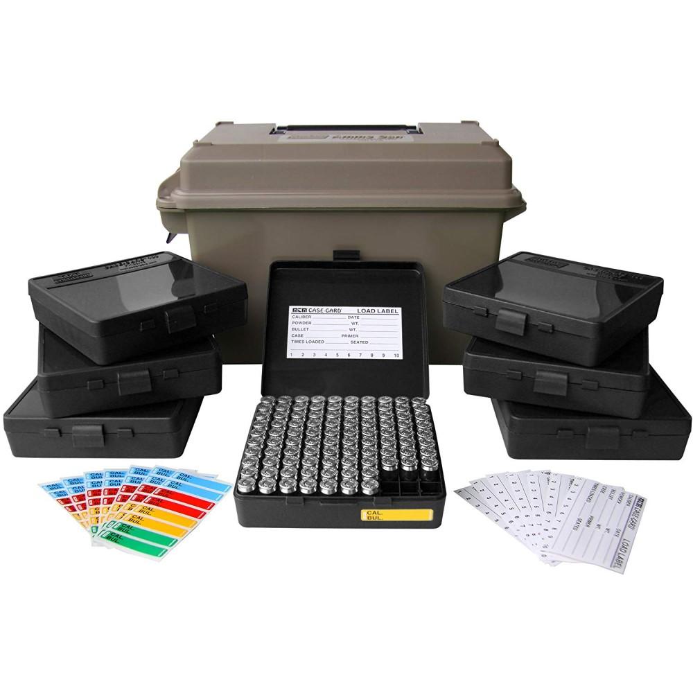 MTM ACC45 Ammo Can 700 Round Dark Earth w/ 7 P-100-45s Boxes