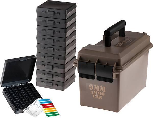 MTM AC50 9mm Ammo Can with 10-P1009 Dark Earth-img-1