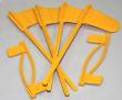 MTM PISTOL & RIFLE CHAMBER INDICATOR FLAGS YELLOW