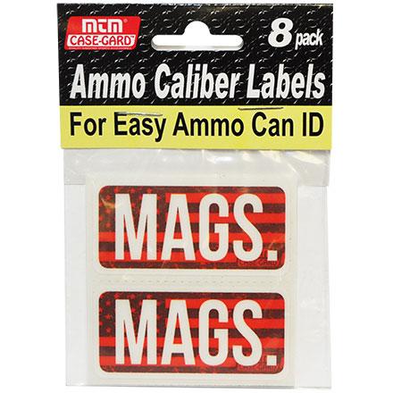 MTM Ammo Caliber Labels MAGS --img-0