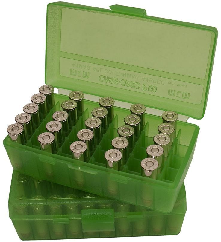 MTM Case Guard P-50 Series Handgun Ammo Box .25 / .32 Auto 50-img-0