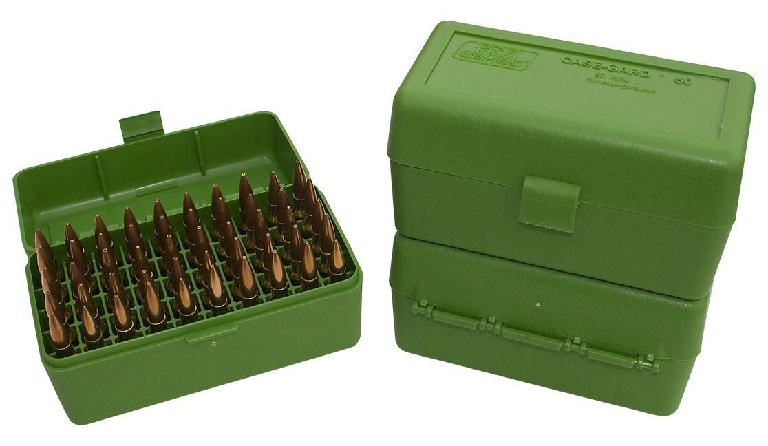 MTM Case-Gard R-50 Series Rifle Ammo Box Green-img-1