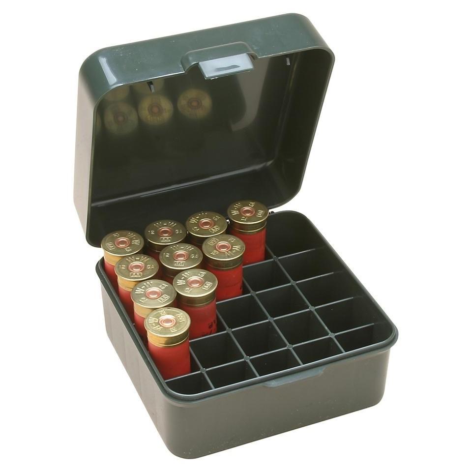 MTM Case-Guard Dual Gauge Shotshell Case 12/16/20 Gauge 3" Holds 25 Rounds Green