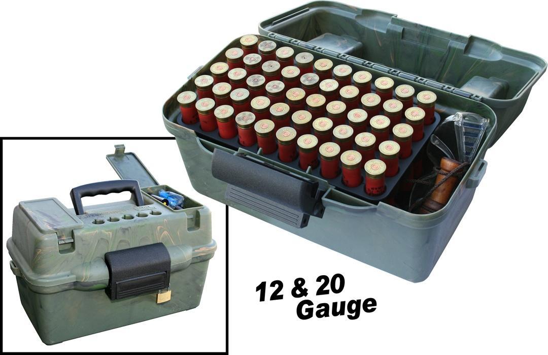 MTM Deluxe Shotshell Case Dual Gauge 100 Rounds-img-1